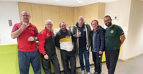 Équipe 2 AGR avec Manu, Alain, Julien, Christophe, Éric et Anis