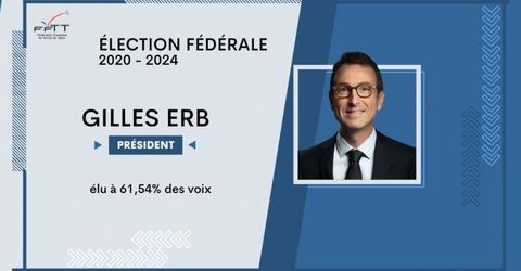 Gilles ERB, nouveau président de la FFTT pour 4 ans