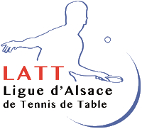 Logo Ligue Alsace de Tennis de Table