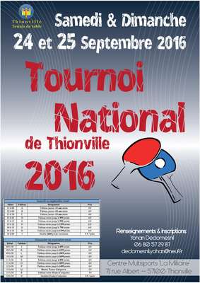 Tournoi de Thionville 2016