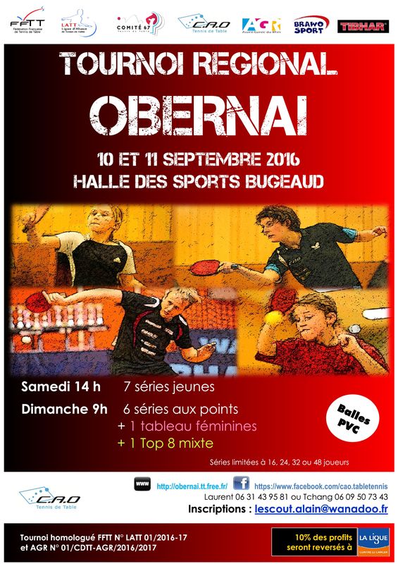 Tournoi Obernai septembre 2016