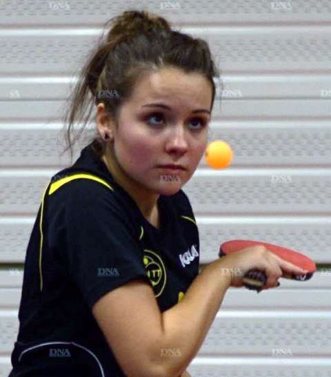 Marie-Amélie Boni et Zorn TT, sans pitié pour Obernai, étrillé 9-1. PHOTO DNA