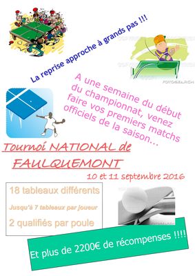 Tournoi de Faulquemont 2016