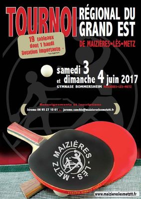 Tournoi Région du Grand Est - 57 Maizières Les Metz 2017