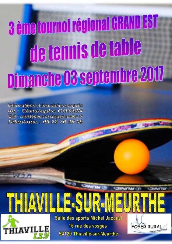 Tournoi régional de Thiaville sur Meurthe (54)