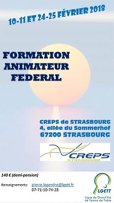 Formation Animateur Fédéral LGETT