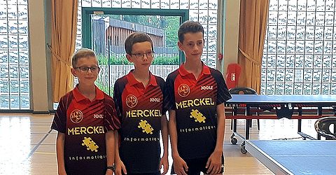 Noa Lutz, Clément Desmonts et Louis Henry sont Champions du Bas-Rhin en benjamins