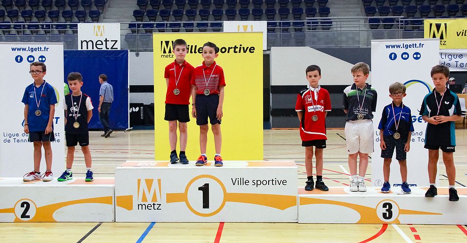 ChampsGE2018 podium double poussins