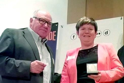 Corinne STOFFEL, médaillée d'Or du Mérite Fédéral FFTT