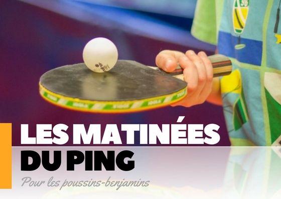 Les matinées du Ping pour les poussins-benjamins