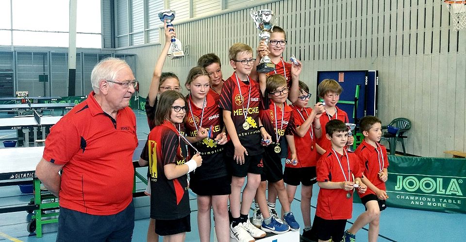 Zorn TT Hochfelden - L'équipe 1 benjamins, Championne du Bas-Rhin