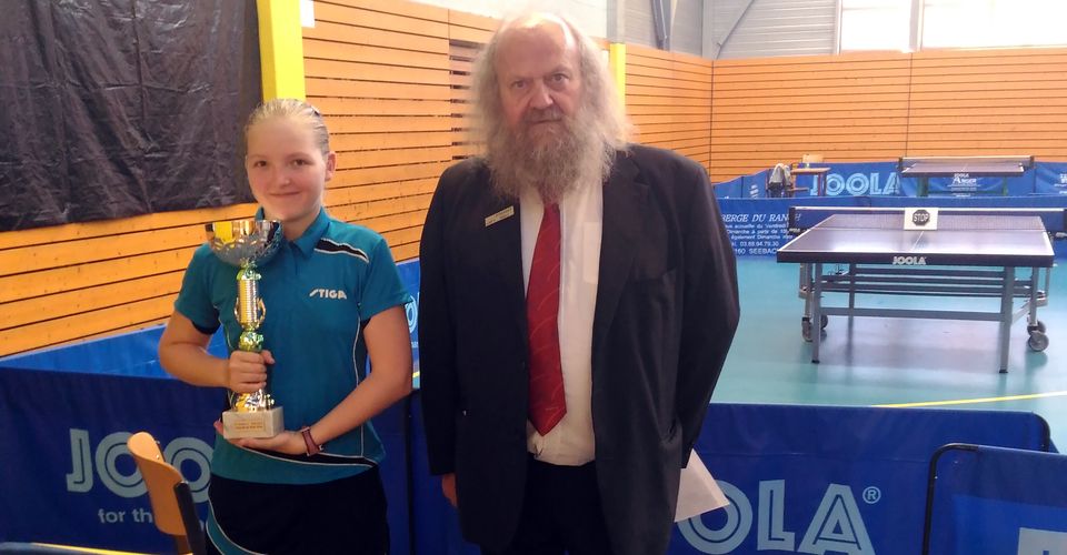 Dames -13 ans : Noémie COMTE : 1ère •> jouera en Dames -15 ans au 2ème tour