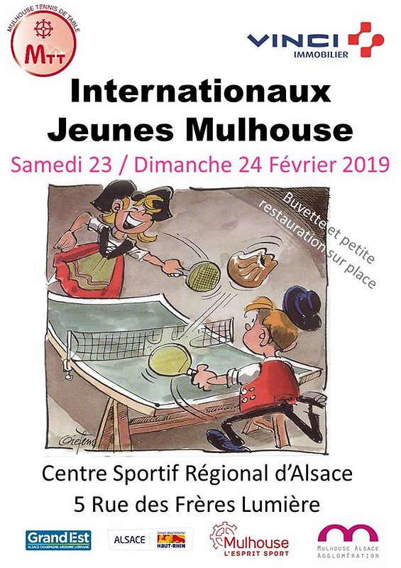 Internationaux Jeunes de Mulhouse 2019 Affiche
