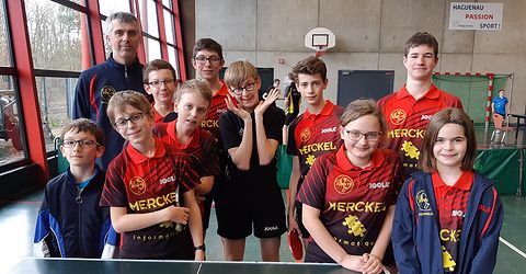 9 jeunes de Zorn TT Hochfelden étaient à Marienthal