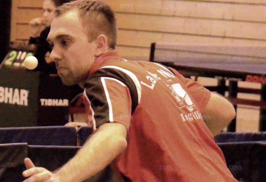 Laurent Adolff et le Hanau TT Ingwiller en course pour la montée en R-GE2.  PHOTO DNA