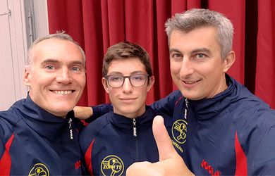 Équipe 4 AGR avec Christophe Michel, Nathan Berger et Jérôme Berger