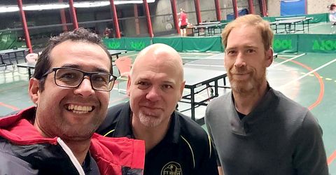 Équipe 6 AGR avec Anis Trabelsi, Michel Gassmann et Julien Sommer