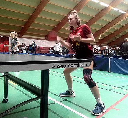 Élise LAVENN 5ème en R1 Cadettes à Heillecourt