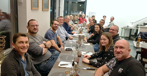 Les loisirs au bowling - Au restaurant