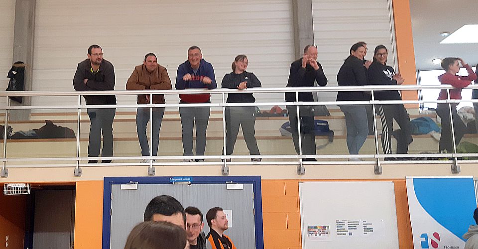 Les supporters en folie