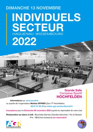 AGR - Individuels Secteur Haguenau-Wissembourg 2022