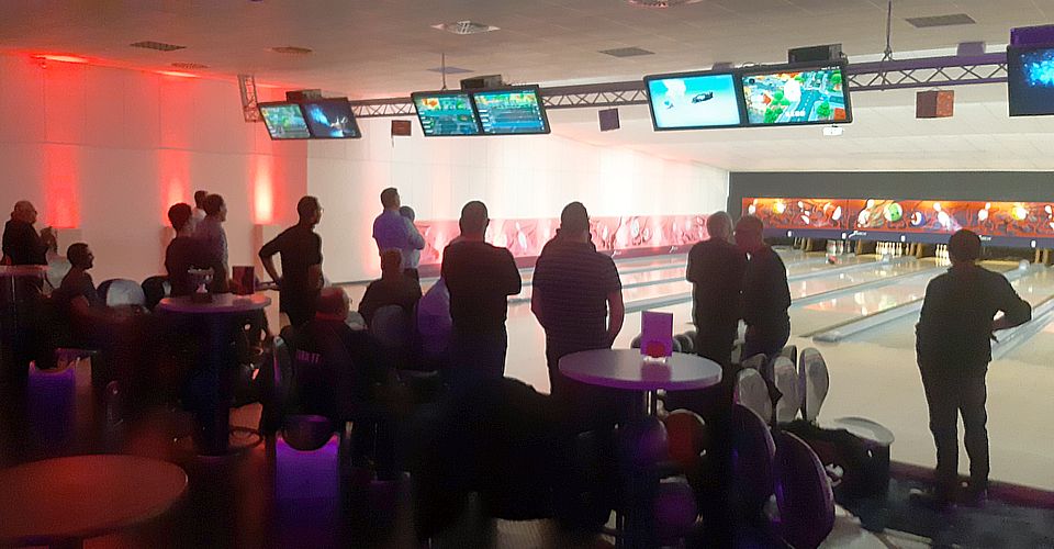 Les loisirs au bowling - Sur la piste