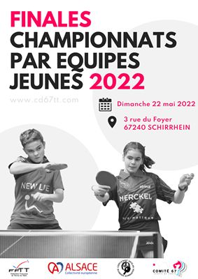 Championnat dépt. équipes jeunes 2021/2022 Finales