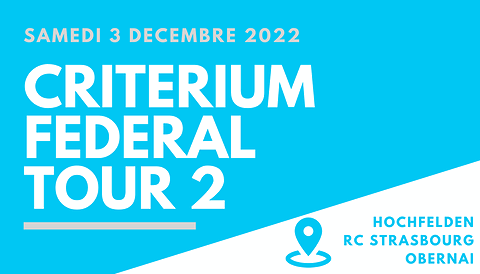 FFTT - Critérium Fédéral 2022/2023 Tour 2