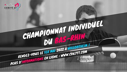 Championnat Départemental du Bas-Rhin 2022