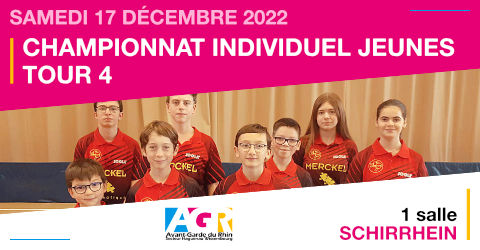 Championnat Jeunes Individuel - 4ème tour 2022-2023