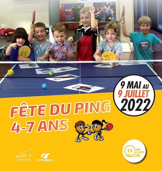 FFTT Fête du Ping des 4/7 ans 2022