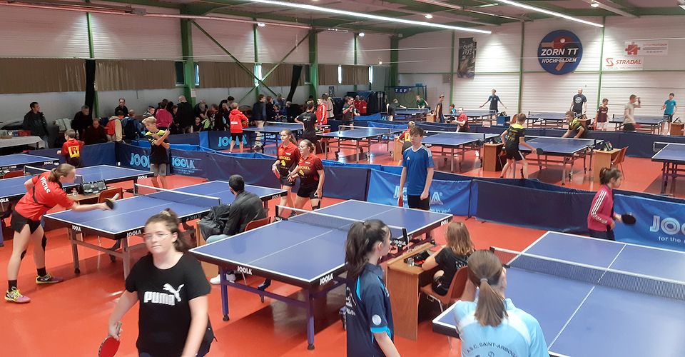 AGR - Championnat Jeunes Individuel - 1er tour - La salle de tennis de table