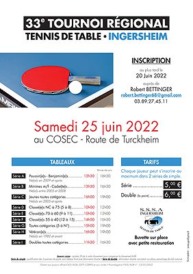 Tournoi AGR Ingersheim 2022