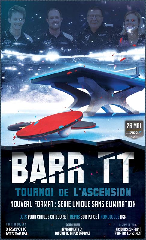 Tournoi de l'Ascension du TT BARR 2022