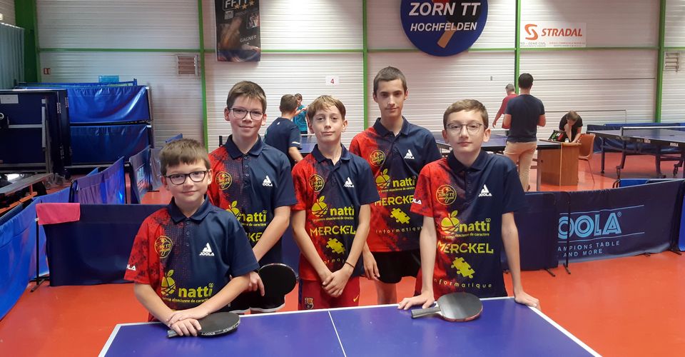 Les jeunes de Zorn TT Hochfelden à Hochfelden
