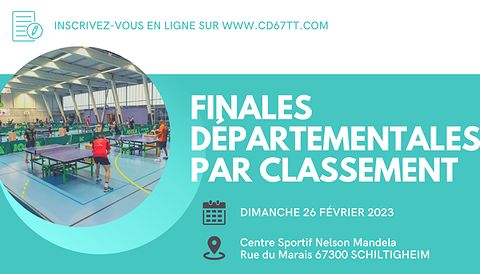 CD67TT - Finales par classement 2023