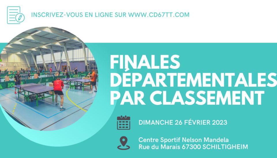 CD67TT - Finales par classement 2023