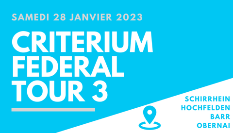 FFTT - Critérium Fédéral 2022/2023 Tour 3