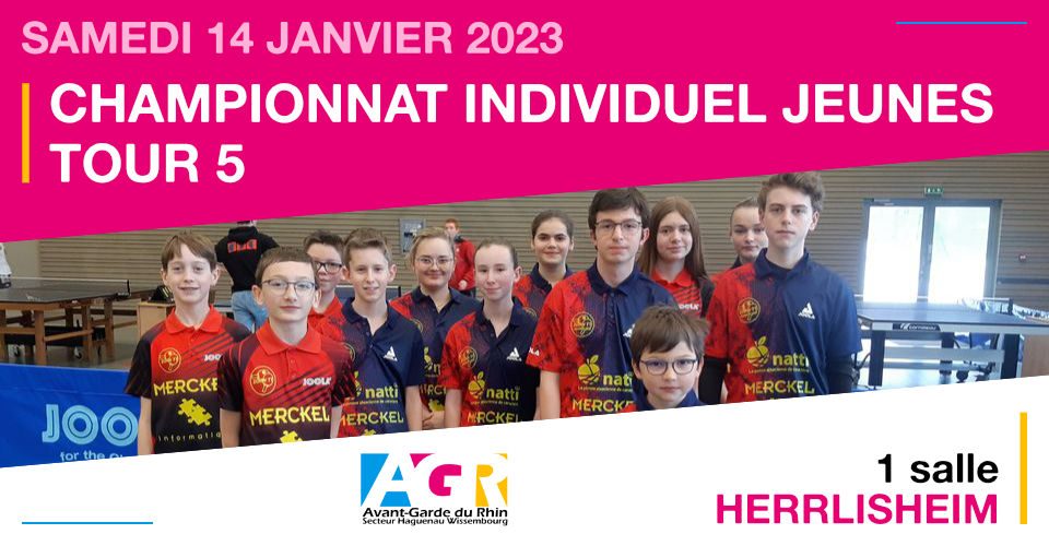 Championnat Jeunes Individuel - 5ème tour 2022-2023