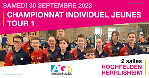 Championnat Jeunes Individuel - 1er tour 2023-2024