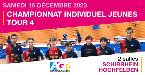 Championnat Jeunes Individuel - 4ème tour 2023-2024