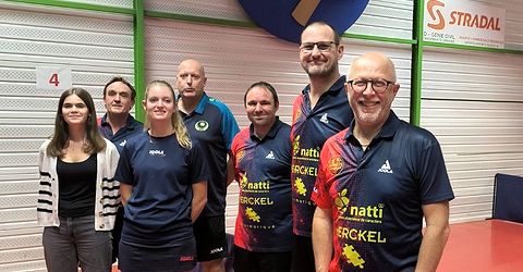 Équipe 2 AGR avec Éric, Hélène, Christophe, Julien, Manu et Alain