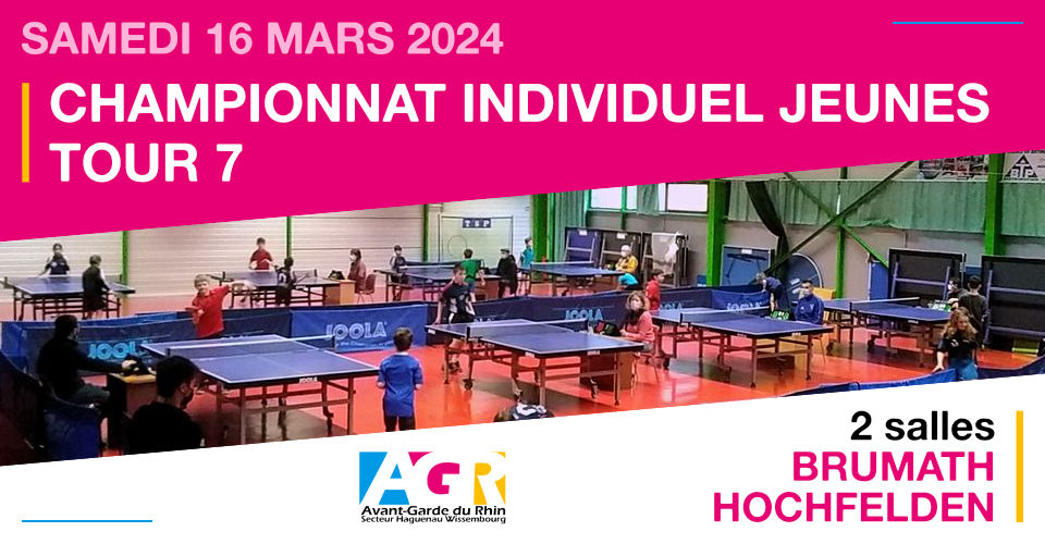 Championnat Jeunes Individuel - 7ème tour 2023-2024