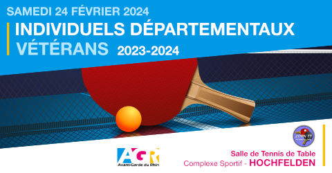 AGR - Individuels Départementaux VÉTÉRANS 2023-2024 - Invitation