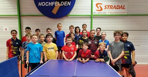Les participants et entraineurs le jeudi 11 juillet 2024