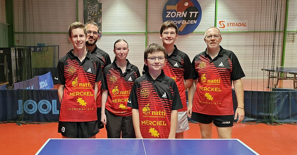 Équipe 1 AGR avec Eliott, Loïg, Eva, Romain, Damien et Christian