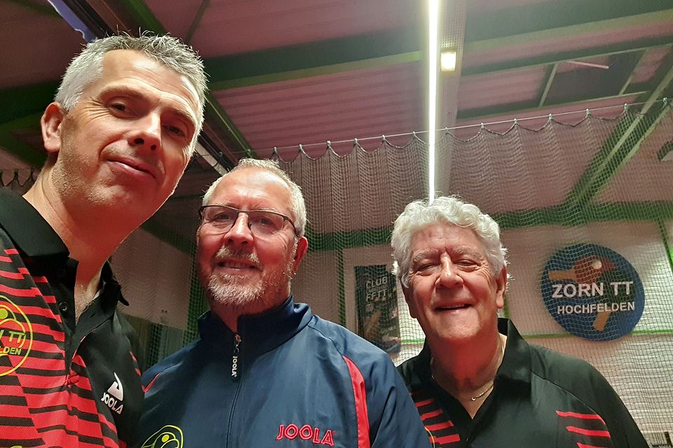 Équipe 6 AGR avec Olivier, Thierry et Christian