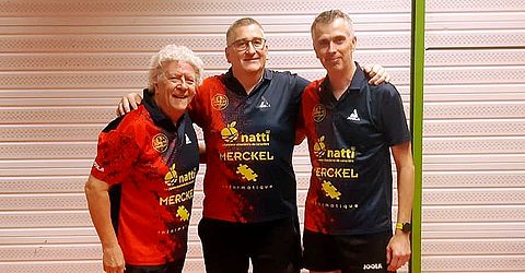 Équipe 6 AGR avec Christian, Olivier R. et Olivier H.
