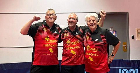 Équipe 6 AGR avec Olivier, Thierry et Christian