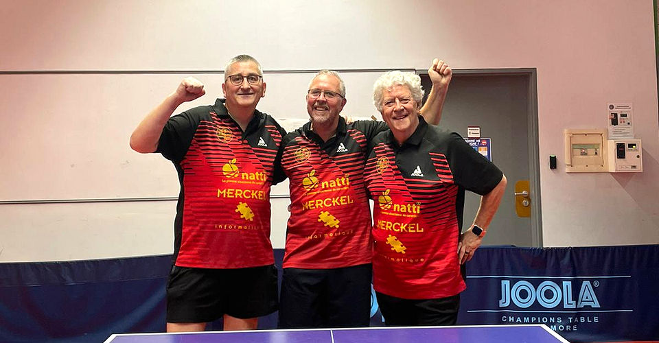 Équipe 6 AGR avec Olivier, Thierry et Christian
